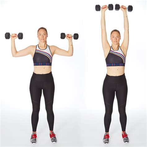 Exercises To Tone Upper Arms With Dumbbells Exercise Poster