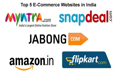 Top Five E Commerce Websites In India