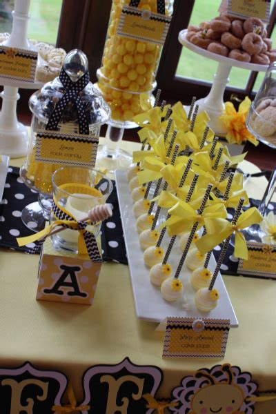 Bee themed baby shower favors, bumble bee shower, yellow baby shower, mommy to bee, bee baby shower, gender neutral, 15 lip balm favors yourethebalmfavors 5 out of 5 stars (1,490) $ 10.00. Blissful Bumble Bee Baby Shower - Baby Shower Ideas ...