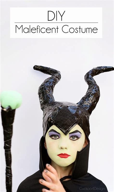 The staff glows in the dark and adds a fun spooky look. DIY Maleficent Costume | Cuckoo4Design
