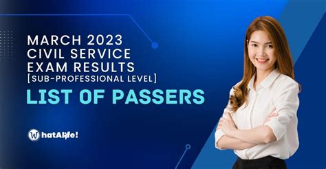 List Of Passers March 2023 Civil Service Exam Results WhatALife