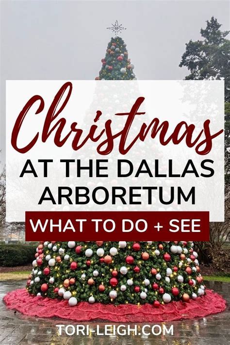 12 Things To Do At The Dallas Arboretum During Christmas Dallas