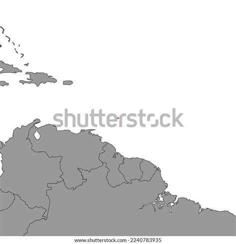 Barbados On World Map Vector Illustration Stock Vector Royalty Free