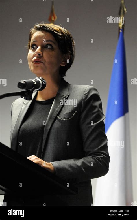 French Minister Of Education Najat Vallaud Belkacem At Lyon University