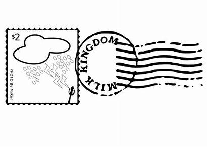 Stamp Postage Coloring Stamped Weights Average Printable
