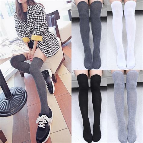 Sexy Cotton Socks Hot New 1pair Women Socks Fashion Long Socks Thigh High Warm High Quality Over