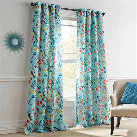 Lively Garden Grommet Curtain Pier 1 Imports Curtains Grommet