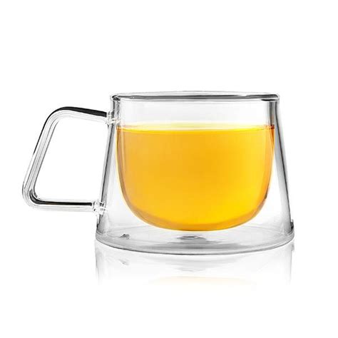 Shimmer Borosilicate Glass Double Walled Teacups Pack Of 2 Vahdam