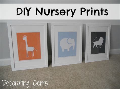 Decorating Cents Diy Nursery Prints Nursery Room Diy Diy Nursery