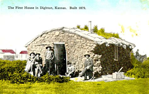 Sod House Photograph Collection Dighton Kansas