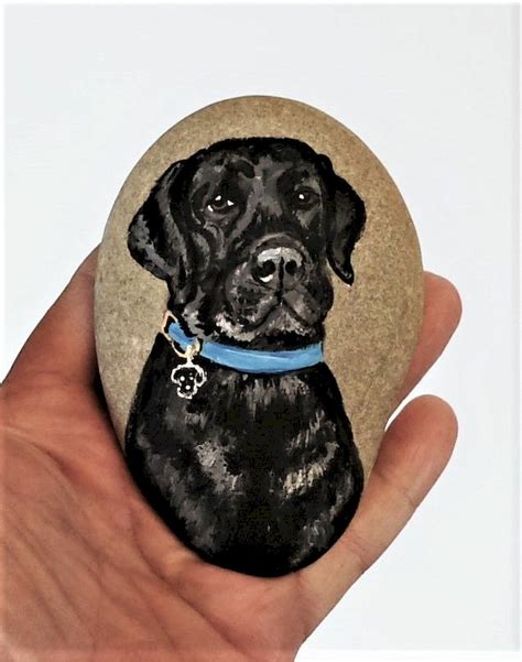 40 Favorite Diy Painted Rocks Animals Dogs For Summer Ideas 22