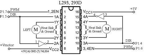 Circuito Integrado L293d L293b L293 Ponte H Dupla Mss Eletrônica