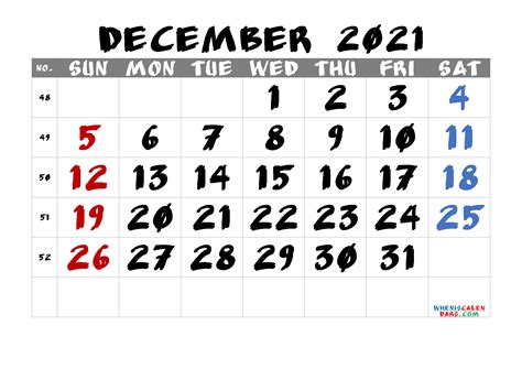 Calendar Dec 2021 Free Printable Example Calendar Printable