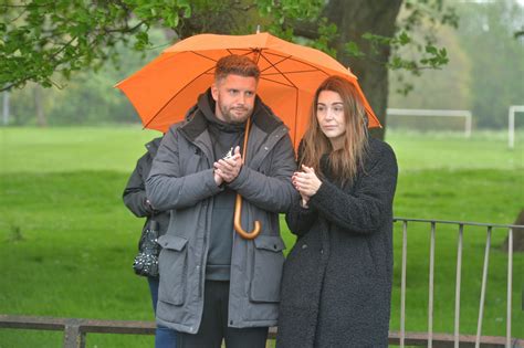 People Line The Streets For Azaylia Cains Funeral Cortege In Nuneaton