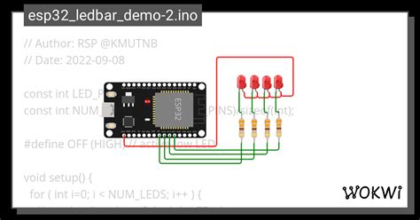 Esp Ledbar Demo Ino Wokwi Esp Stm Arduino Simulator My XXX Hot Girl