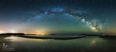 Milky Way Glows Over Maine Beach In Stunning Photo Space
