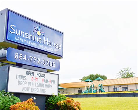 The Sunshine House Early Learning Academy Anderson Sc