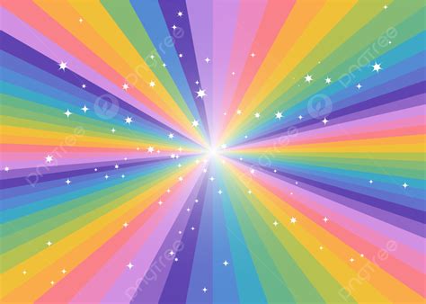 Colorful Radial Cartoon Rainbow Background Desktop Wallpaper