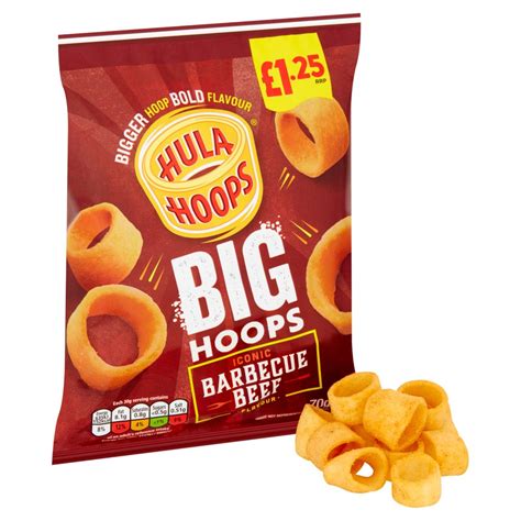 Hula Hoops Big Hoops Bbq Beef Crisps 70g £125 Pmp Bestway Wholesale