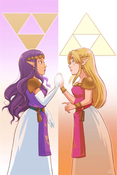 Hilda And Zelda By Om Nom Berries On Deviantart