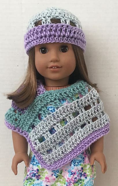 Ravelry Crocheted Vintage 1970s Doll Poncho Pattern By Janice Helge
