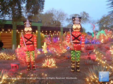 Every christmas holiday, ethel m's chocolate factory light up their cactus garden, gets santa in his chair and warms up the chocolate cocoa! Christmas in Las Vegas - Top Ten Travel Blog