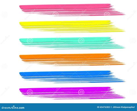 Colorful Pastel Brush Strokes Background Royalty Free Stock Photo