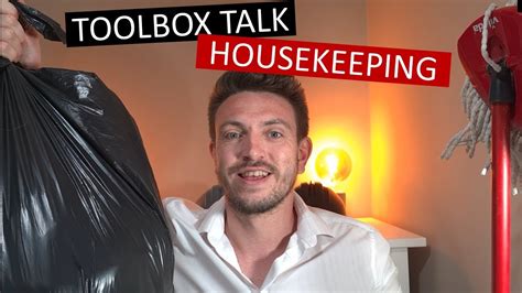 Housekeeping Toolbox Talk Youtube