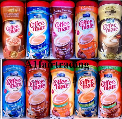 So i went out researching online for what are some of. Nestle Coffee Mate 1 cans 15oz Powder Creamer many Flavors ...