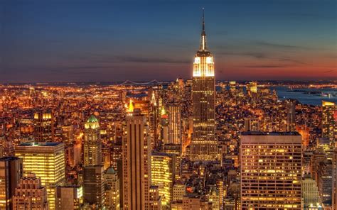 1920x1200 City Cityscape New York City Usa Empire State Building