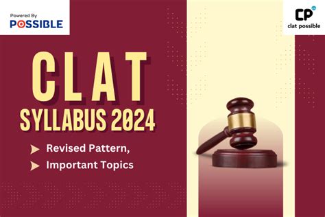 Clat 2024 Exam Pattern And Detailed Syllabus Clat Possible