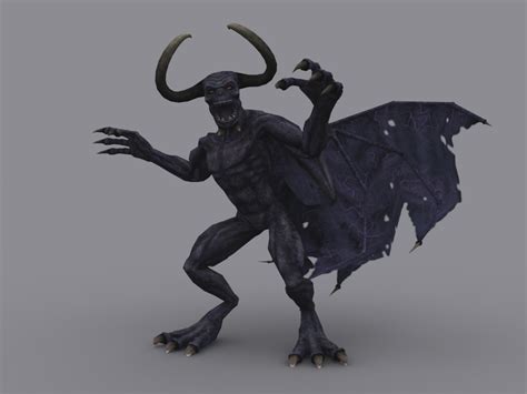 Demon Game Ready Animated Model 3d Model Game Ready