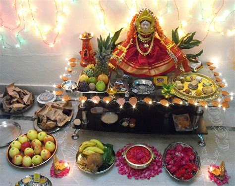 This is equally powerful in granting the wish shri vaibhava lakshmi kalasham puja the panchapaatra should be filled with water and adorned with another archana from the tamil version of this pooja. 8 Beautiful Diwali Puja Decoration Ideas