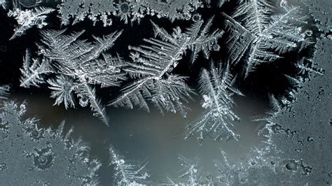 🥇 Frost Glass Ice Crystals Wallpaper 140356