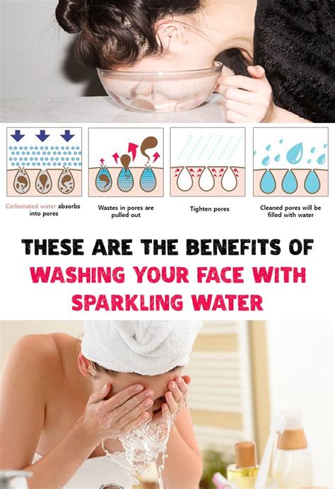 These Are The Benefits Of Washing Your Face With Sparkling Water Skin