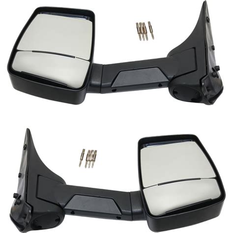 Set Of 2 Towing Mirror Manual For 99 2015 Ford E 350 Super Duty Left