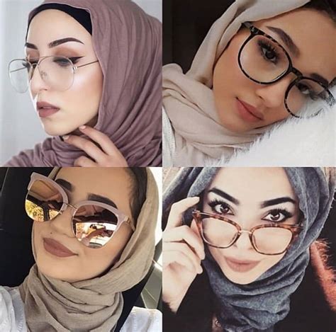 Pinterest Just4girls Trendy Glasses Hijab Hijabi Fashion