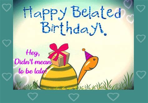 Happy Belated Birthday Cards Printable