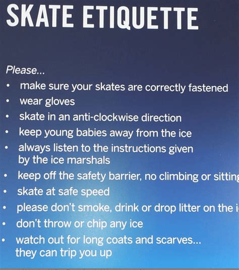 Ice Skating Etiquette For Children Junior Magazine