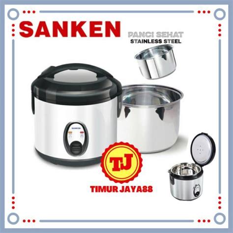 Using a rice cooker is a simple and effective way to cook rice. Sanken Magic Com Rice Cooker 1.0 1 Liter Stainless SJ130H ...