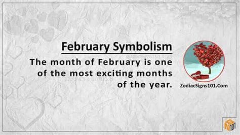 February Symbols The Month Of Lovers Zodiacsigns101