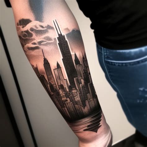 86 Chicago Skyline Tattoo Ideas