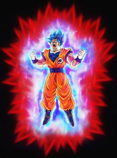 Goku Super Saiyan Blue Ultra Instinct Kaioken Dragon Ball Super