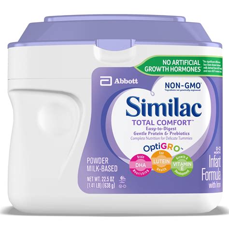 Similac Total Comfort Non Gmo Infant Formula With Iron Powder 141 Lb