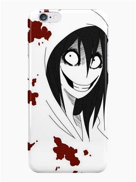Jeff The Killer Iphone Case And Cover By Drocellmaiden Redbubble