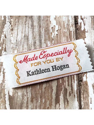 Made Especially For You By Personalized Woven Labels 20pkg Woven