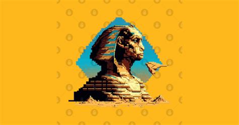 The Great Sphinx Pixel Art The Great Sphinx T Shirt Teepublic