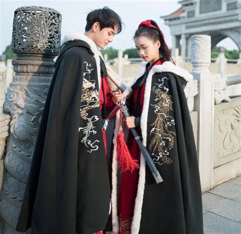 Men Women Hanfu Cloak Chinese Ancient Traditional Winter Ru Aliexpress