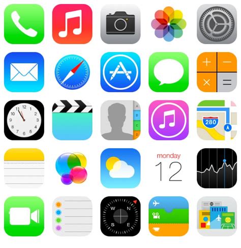 App icon maker will generate all required app icon sizes for ios and android projects. Apple iOS 7 icons | free icon packs | UI Download