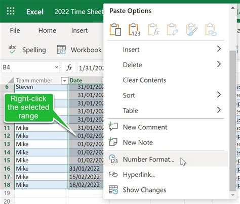 How To Change Date Format In Excel Online Excel At Work
